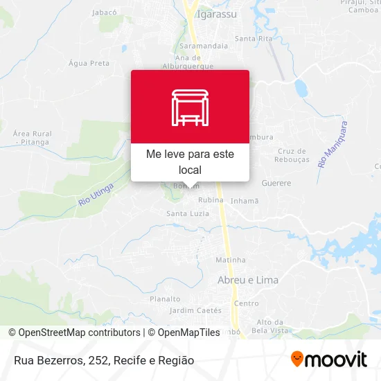 Rua Bezerros, 252 mapa