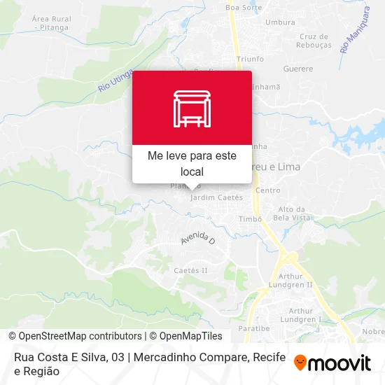 Rua Costa E Silva, 03 | Mercadinho Compare mapa