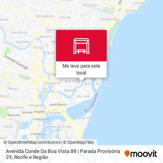 Avenida Conde Da Boa Vista 88 | Parada Provisória 29 mapa