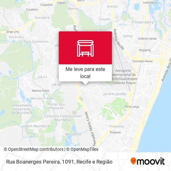 Rua Boanerges Pereira, 1091 mapa