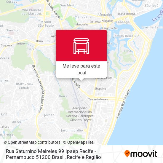 Rua Saturnino Meireles 99 Ipsep Recife - Pernambuco 51200 Brasil mapa