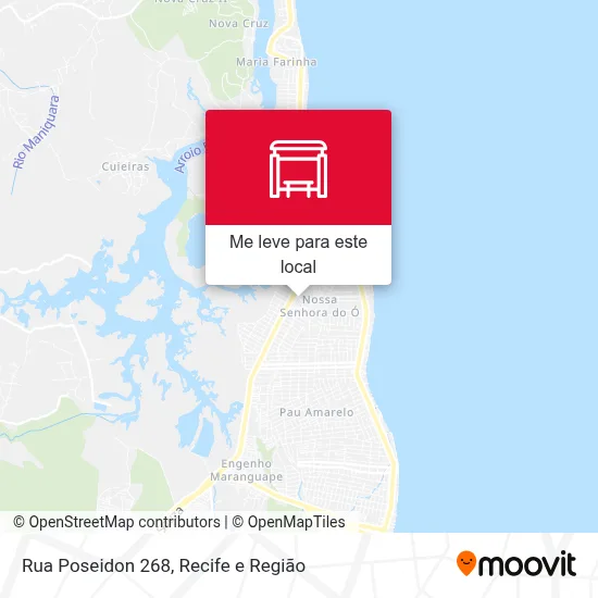 Rua Poseidon 268 mapa