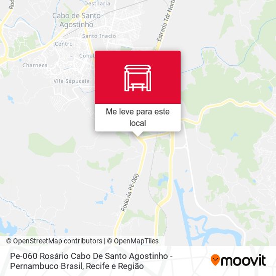 Pe-060 Rosário Cabo De Santo Agostinho - Pernambuco Brasil mapa