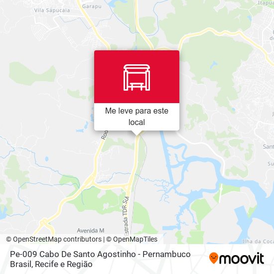 Pe-009 Cabo De Santo Agostinho - Pernambuco Brasil mapa