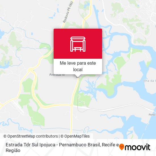 Estrada Tdr Sul Ipojuca - Pernambuco Brasil mapa