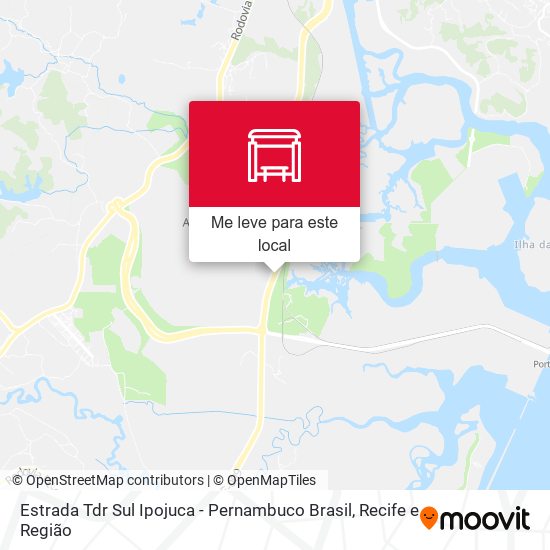 Estrada Tdr Sul Ipojuca - Pernambuco Brasil mapa
