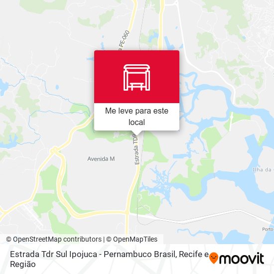 Estrada Tdr Sul Ipojuca - Pernambuco Brasil mapa