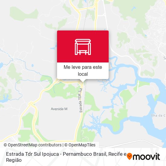 Estrada Tdr Sul Ipojuca - Pernambuco Brasil mapa