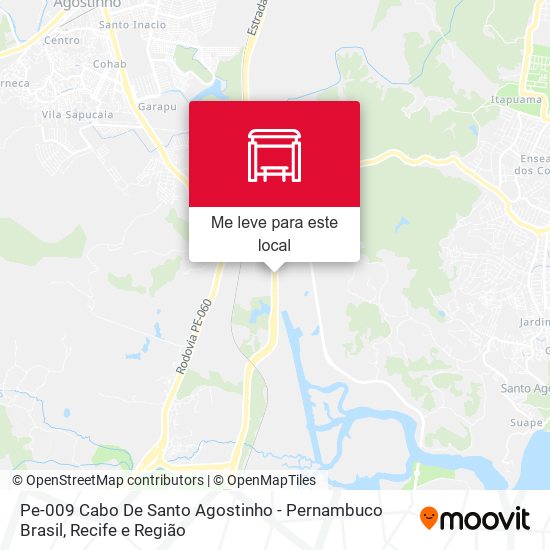 Pe-009 Cabo De Santo Agostinho - Pernambuco Brasil mapa