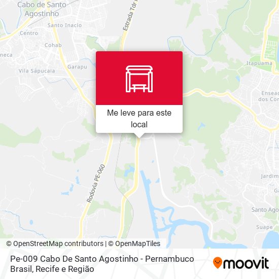 Pe-009 Cabo De Santo Agostinho - Pernambuco Brasil mapa