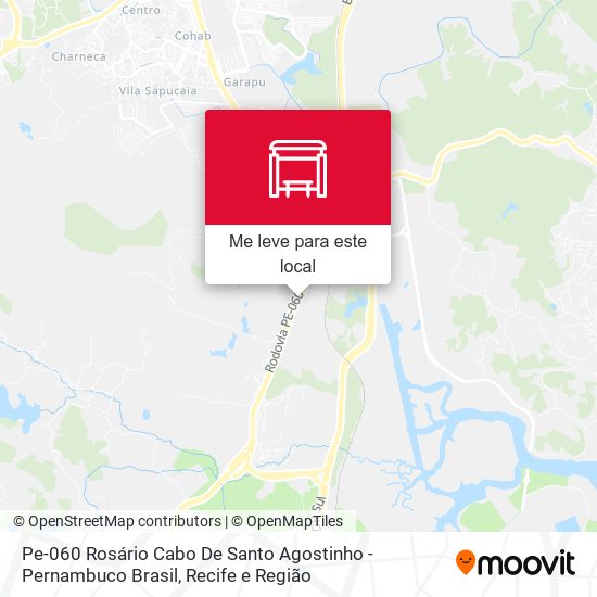 Pe-060 Rosário Cabo De Santo Agostinho - Pernambuco Brasil mapa