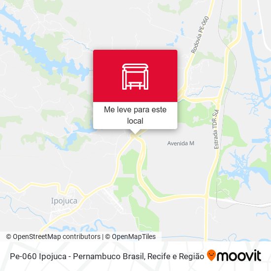 Pe-060 Ipojuca - Pernambuco Brasil mapa