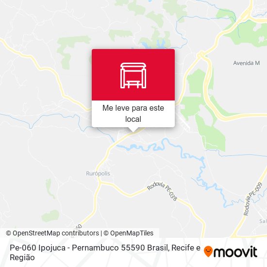 Pe-060 Ipojuca - Pernambuco 55590 Brasil mapa
