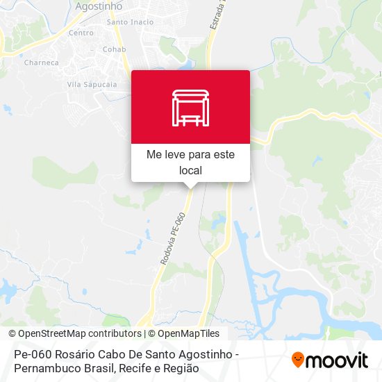 Pe-060 Rosário Cabo De Santo Agostinho - Pernambuco Brasil mapa