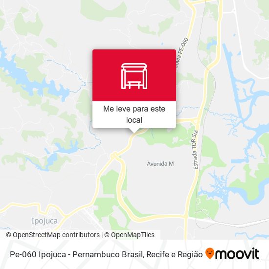 Pe-060 Ipojuca - Pernambuco Brasil mapa