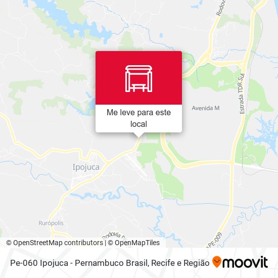Pe-060 Ipojuca - Pernambuco Brasil mapa