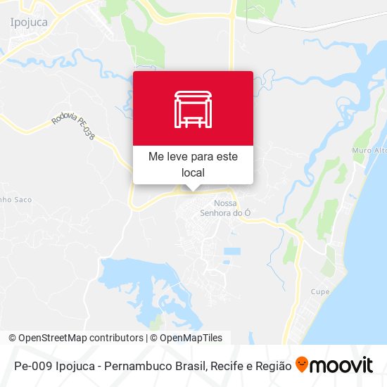 Pe-009 Ipojuca - Pernambuco Brasil mapa