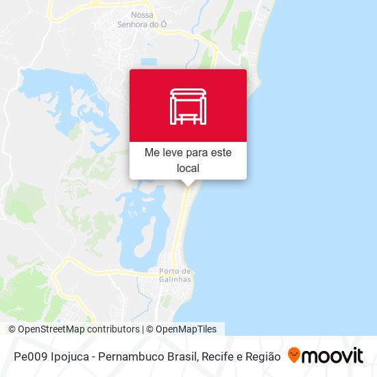 Pe009 Ipojuca - Pernambuco Brasil mapa