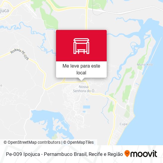 Pe-009 Ipojuca - Pernambuco Brasil mapa