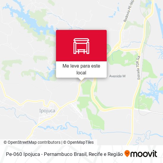 Pe-060 Ipojuca - Pernambuco Brasil mapa