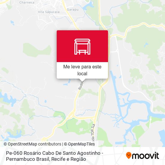 Pe-060 Rosário Cabo De Santo Agostinho - Pernambuco Brasil mapa