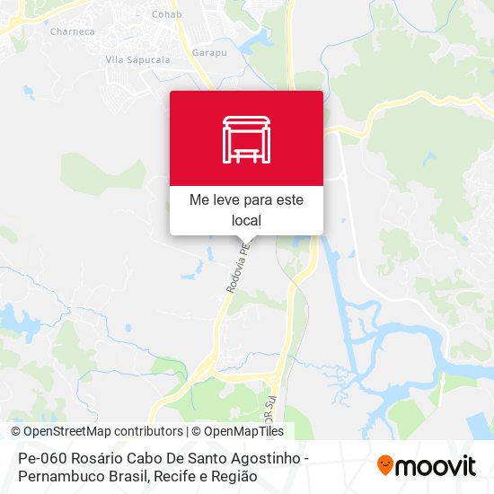 Pe-060 Rosário Cabo De Santo Agostinho - Pernambuco Brasil mapa