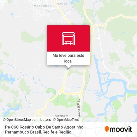 Pe-060 Rosário Cabo De Santo Agostinho - Pernambuco Brasil mapa