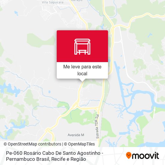 Pe-060 Rosário Cabo De Santo Agostinho - Pernambuco Brasil mapa