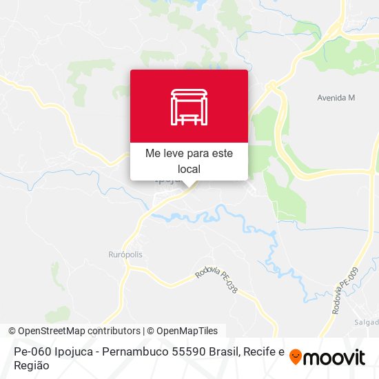 Pe-060 Ipojuca - Pernambuco 55590 Brasil mapa
