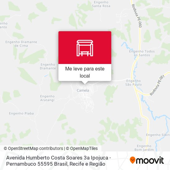 Avenida Humberto Costa Soares 3a Ipojuca - Pernambuco 55595 Brasil mapa