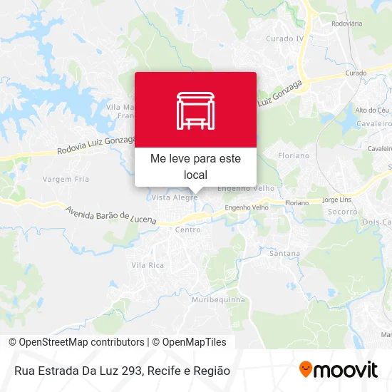 Rua Estrada Da Luz 293 mapa