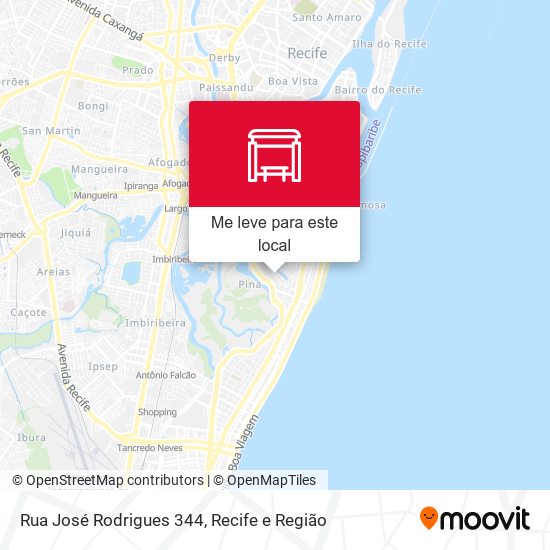 Rua José Rodrigues 344 mapa