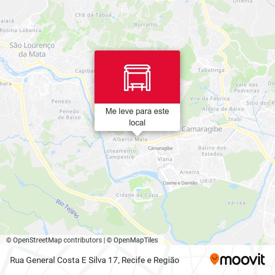 Rua General Costa E Silva 17 mapa