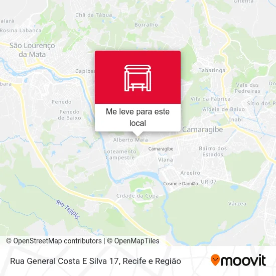 Rua General Costa E Silva 17 mapa