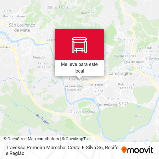 Travessa Primeira Marechal Costa E Silva 36 mapa