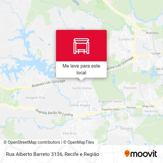Rua Alberto Barreto 3136 mapa