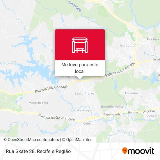 Rua Skate 28 mapa