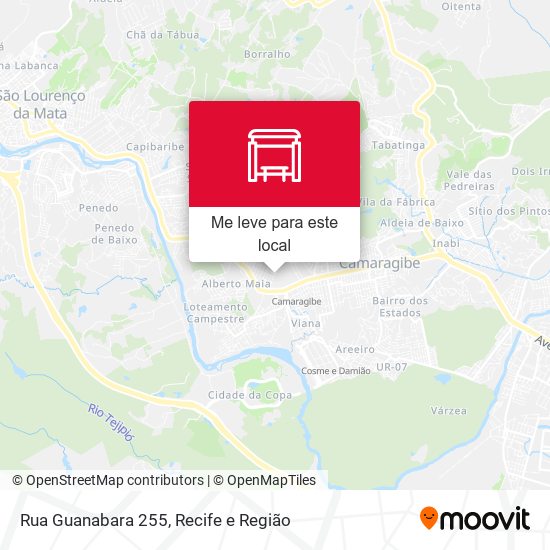 Rua Guanabara 255 mapa