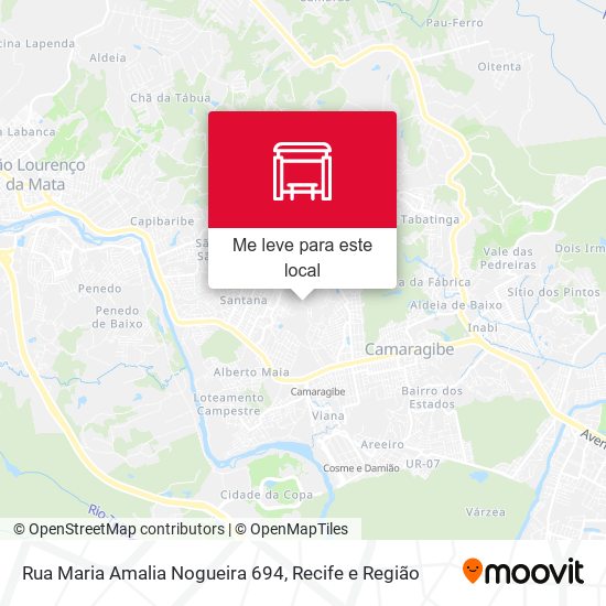 Rua Maria Amalia Nogueira 694 mapa