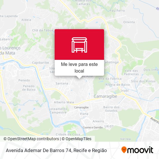 Avenida Ademar De Barros 74 mapa