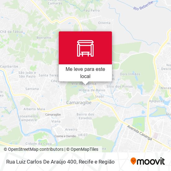 Rua Luiz Carlos De Araújo 400 mapa