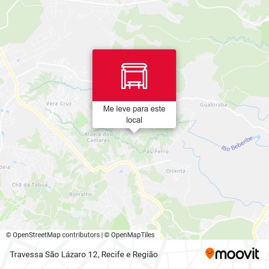 Travessa São Lázaro 12 mapa