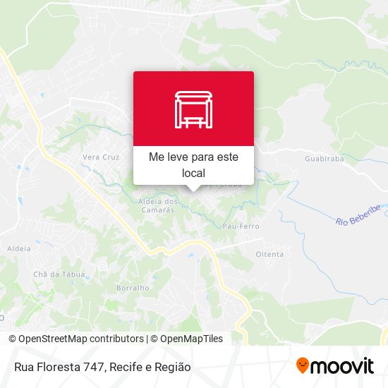 Rua Floresta 747 mapa