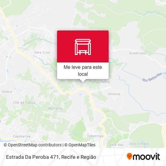 Estrada Da Peroba 471 mapa