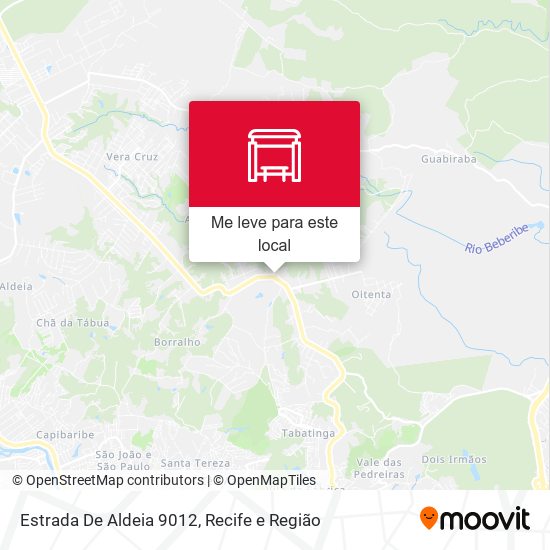 Estrada De Aldeia 9012 mapa