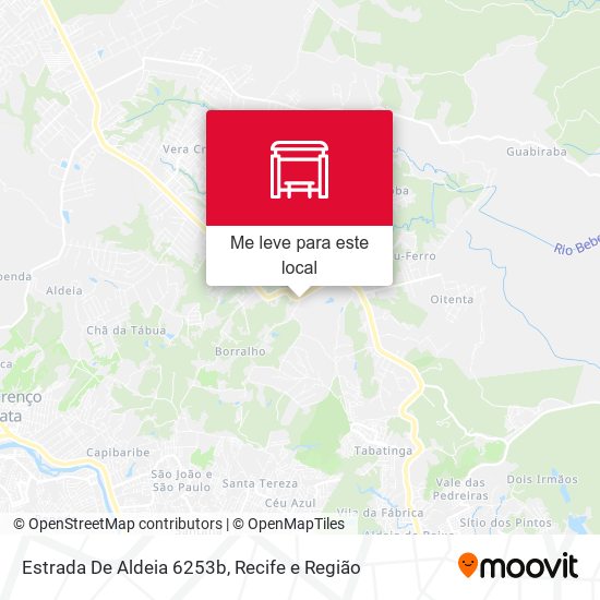 Estrada De Aldeia 6253b mapa