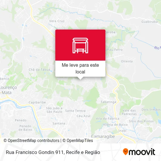 Rua Francisco Gondin 911 mapa