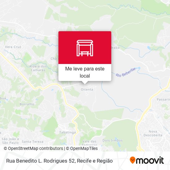 Rua Benedito L. Rodrigues 52 mapa