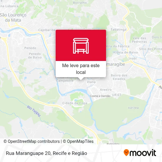 Rua Maranguape 20 mapa