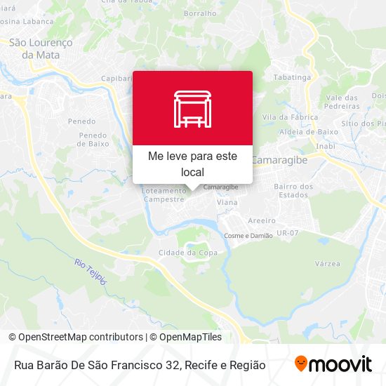 Rua Barão De São Francisco 32 mapa